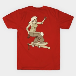 Woman Skateboarder T-Shirt